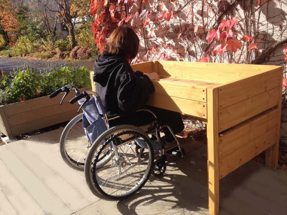 インクルーシブなGardeningのためのSITEC GARDENレイズドベ